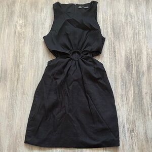 Zara Black Cutout Mini Dress